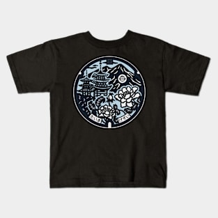Taima-dera Manhole Cover Art Alternative Color Kids T-Shirt